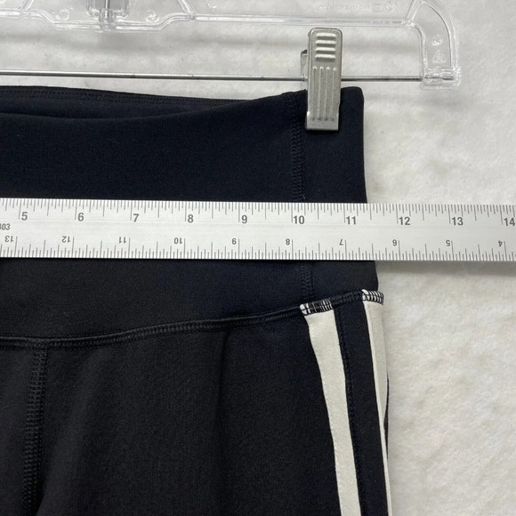 Old Navy Active Leggings Women's Sz XS Black White Go Dry Wide Waistband Pull On - Picture 3 of 11